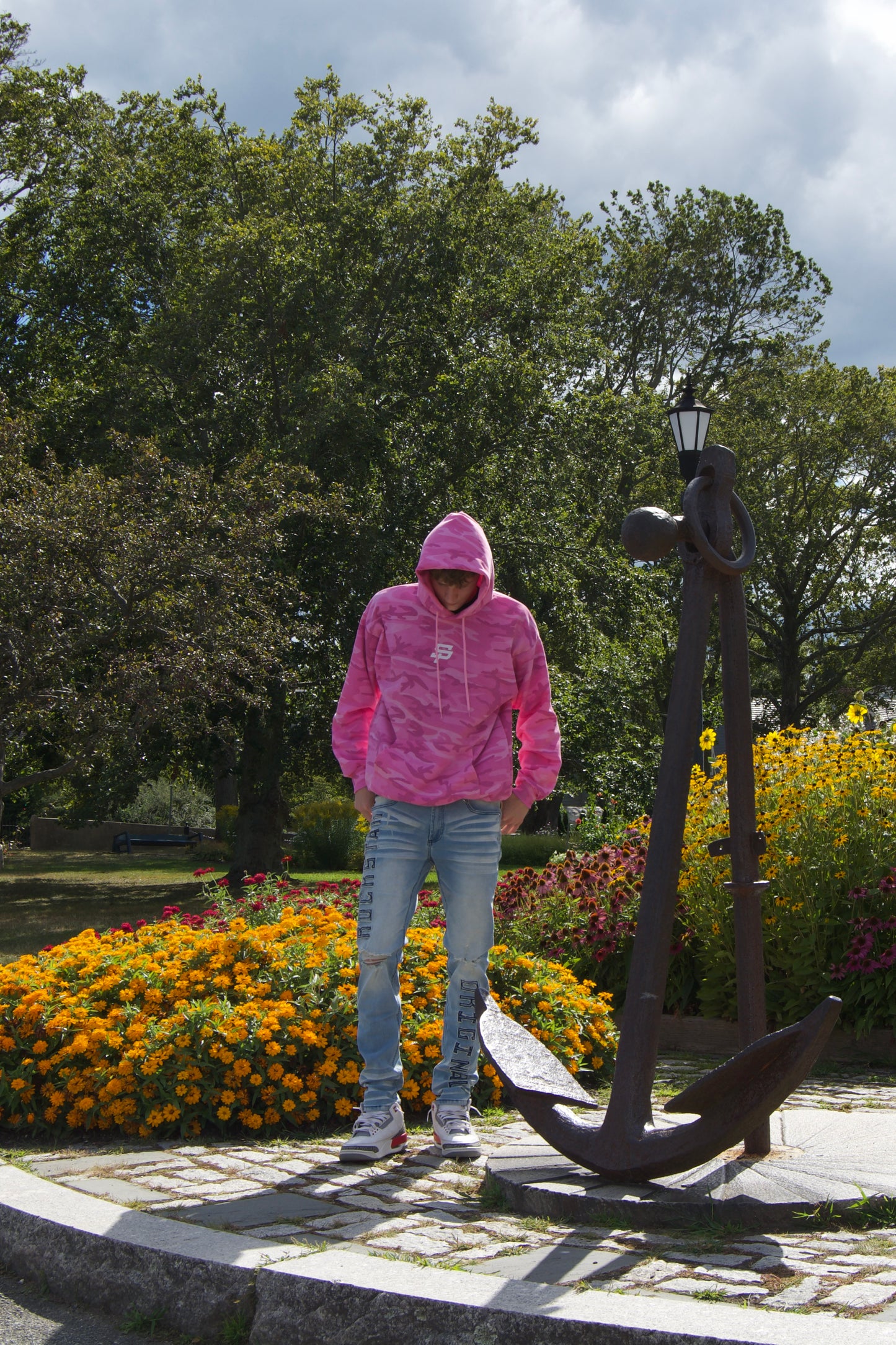 Pink Camo Hoodie